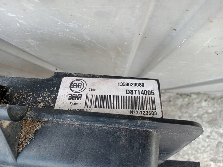 фото №10, Ducato boxer jumper 3 iii вентилятор 1358020080