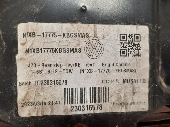 фото №10, Volkswagen amarok ii 22- бампер зад задній хром 17775-kbgsmas