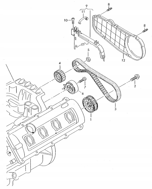 фото №9, Koło зубчасте шків насоса 4.2 audi a8 d3 057109105d