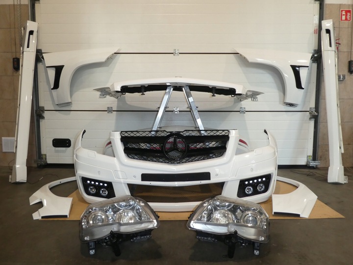 фото №1, Mercedes glk x204 капот бампер перед зад пороги brabus
