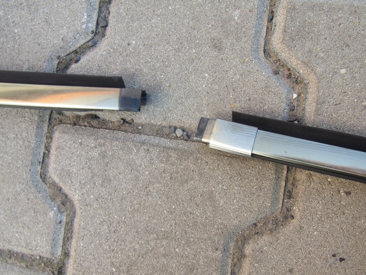 фото №7, 1 mercedes w210 sedan хром рамка стекло задняя планка прокладка стёкла зад