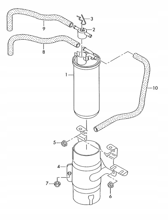 фото №10, Корпус фильтра топлива 3.0 tdi audi a6 4f0201987e