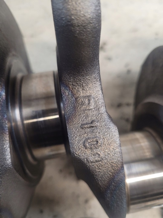 фото №8, Wał коленчатый de22 611 02 + вкладыши mercedes w203 2.2cdi