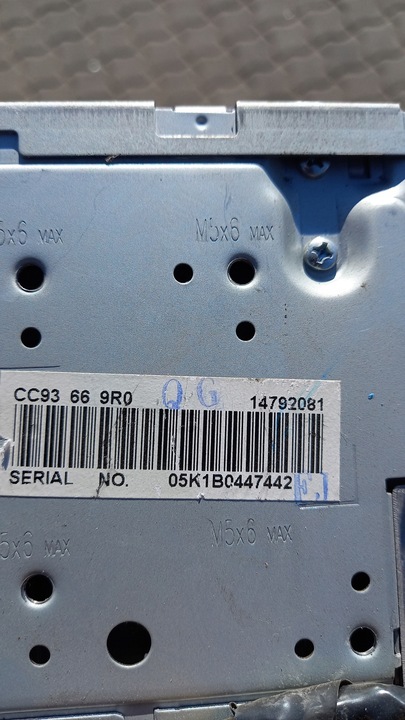 фото №6, Mazda 5 радио cd 14792081 cc93 66 ar0 заводские