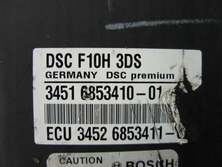 фото №6, Блок управления abs bmw 5 f10 f30 0265250461 34516853410-01