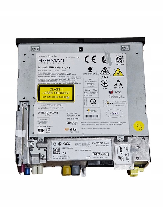 фото №1, Навігація mib2 vw passat b8 3g0035046c додам