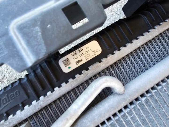 фото №11, Комплект радіатор pas переднє вентилятор vw golf viii 8