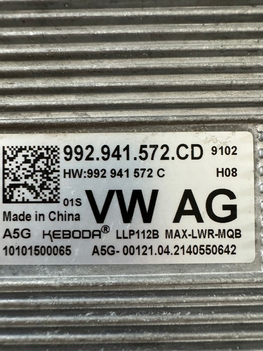фото №10, Vw golf viii audi seat skoda przetrwornica модуль 992941572