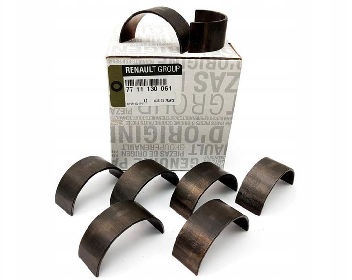 фото №1, Вкладыши шатунные trafic ii vivaro primastar vel satis 1.9 dci оригинал