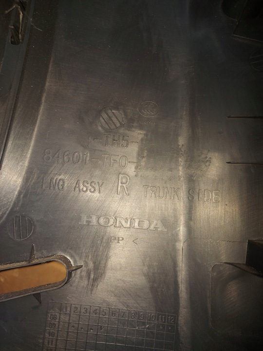 фото №6, Honda jazz iii боковина обивка багажника левый правые зад задний