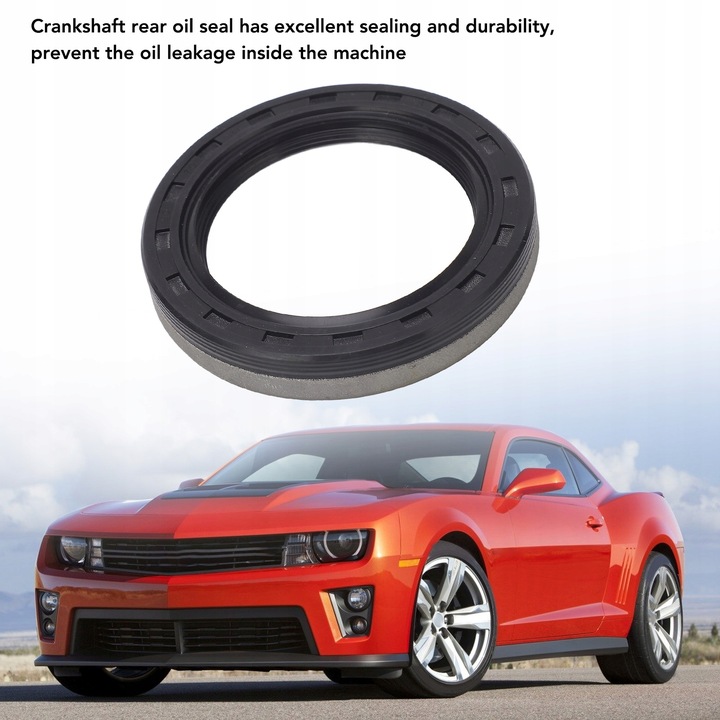 фото №7, Прокладка масляная вала коленчатого двигателя zapobiega wyciekom 12608750 fp