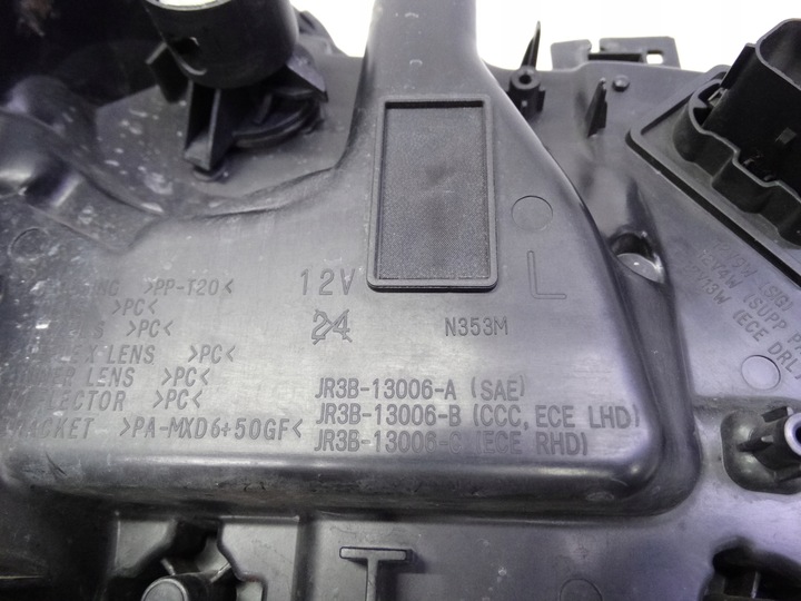 фото №12, Ford mustang vi рестайлинг 2017-2023 usa лампа левая полный led jr3b-13006-a