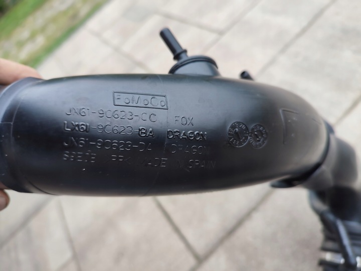 фото №10, Шланг труба воздуха воздуховод ford focus mk4 1.0 ecoboost