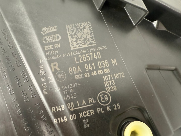 фото №14, Audi q4 e-tron полный led matrix лампа левая правая