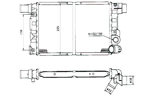 фото №1, Nrf радіаторів fiat cc 700 nrf