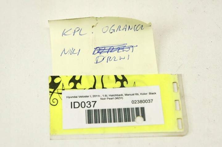 фото №5, Id037 hyundai veloster i ограничители дверь kpl