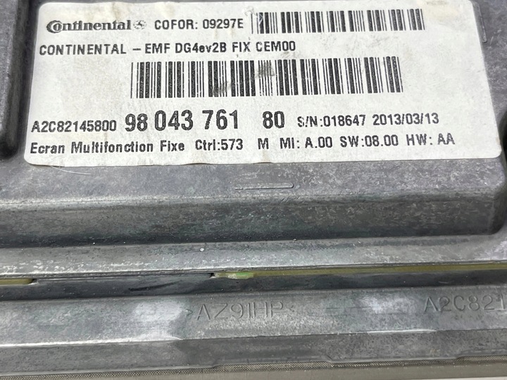 фото №9, Дисплей радио peugeot 508 i ds5