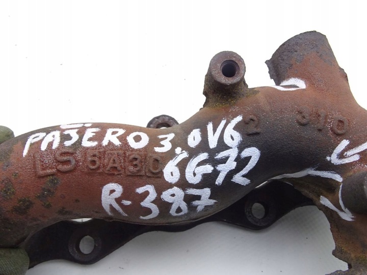 фото №5, Mitsubishi pajero ii 91-99 3.0 v6 24v коллектор выпускной левый
