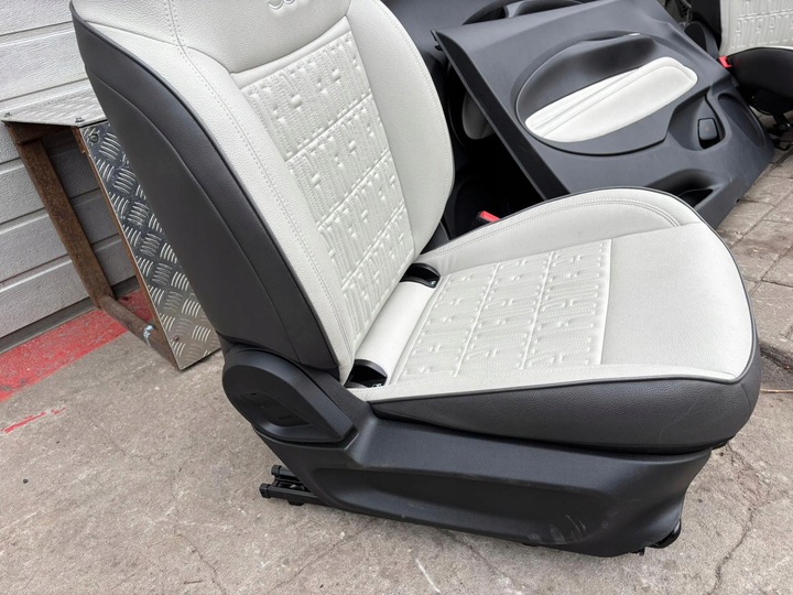 фото №9, Fiat 500e 500 21- сидіння сидіння комплект eu. шкіра перед зад