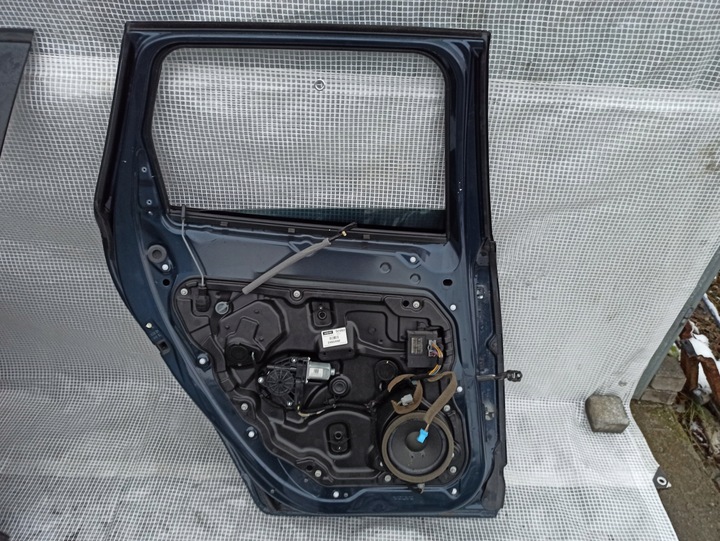 фото №9, Volvo xc60 i 08-16 двері задні ліві зад 498 caspian блакитний комплектні ідеальний стан