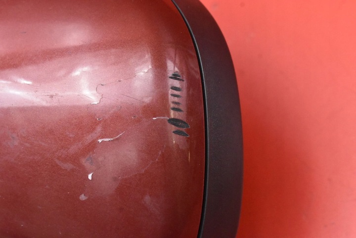 фото №6, Дзеркало ліві бордовий eu 13253331 opel vectra c рестайлінг 05-09 10 pin