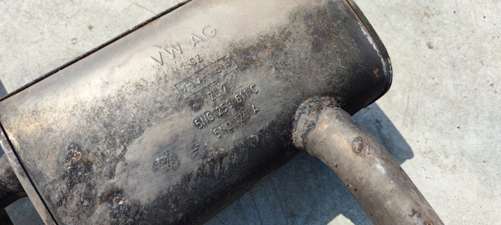 фото №7, Глушитель выхлоп комплект audi q3 8u vw 5n0253611c