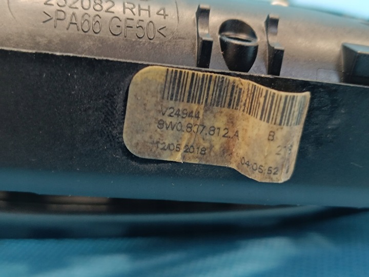 фото №9, Audi a5 f5 sportback 2.0 tdi 2018 r ручка дверь lz7s правые зад 8w0837206