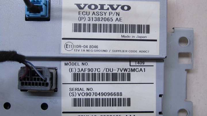 фото №10, Дисплей монітор volvo v60 s60 рестайлінг 31382065 ae