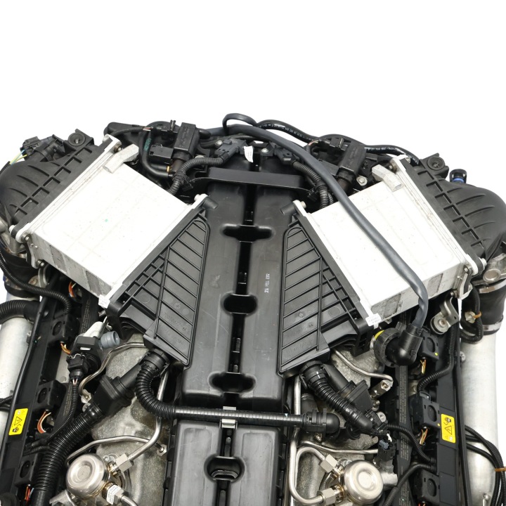 фото №10, Bmw f01 f02 f03 760i 760li двигатель голый стойка n74 n74b60a 544km