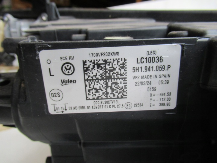 фото №11, Vw golf 8 viii 5h 20- лампа ліва повний led iq light 5h1941059p