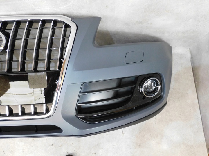 фото №11, Audi q5 8r рестайлінг бампер перед переднє новий ґрати планки решітка радіатора