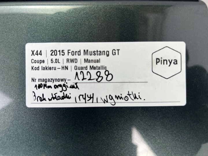 фото №12, Двері купе ліве ford mustang vi 2015+