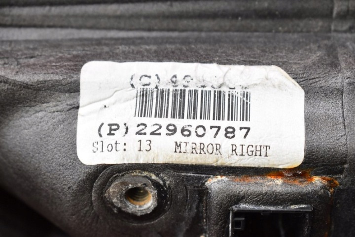 фото №8, Дзеркало праве чорні 22960787 cadillac xts 12-17 11 pin