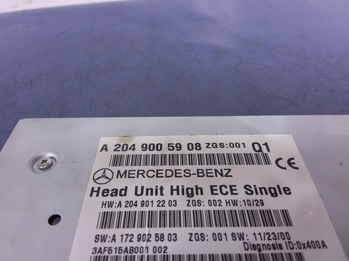 фото №4, Mercedes c w203 рестайлінг радіо навігація a2049005908