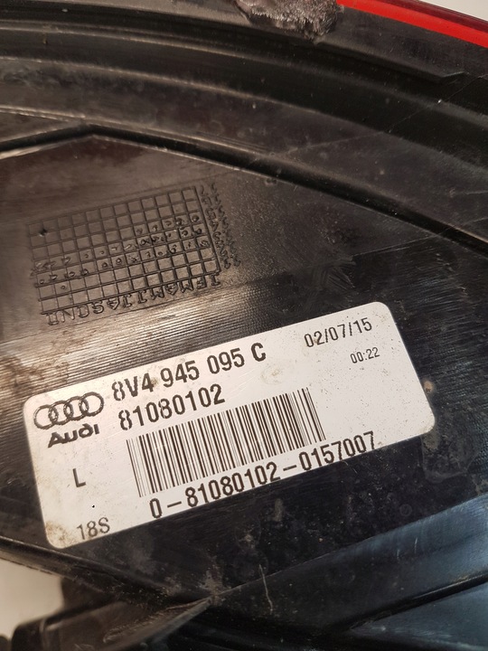 фото №7, Лампа левый зад audi a3 8v sportback 8v4945095c