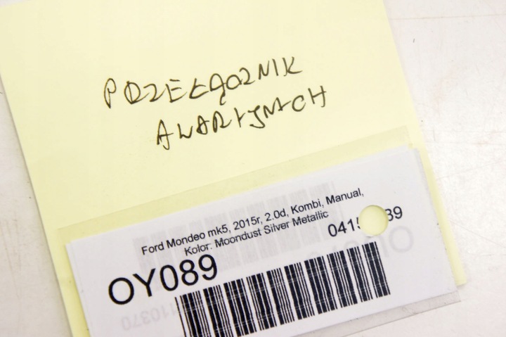 фото №6, Oy089 ford mondeo mk5 панель перемикач аварійних dg9t-13a350-acw