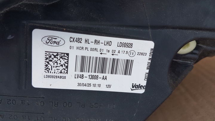 фото №8, Фара передня права ford kuga iii mk3 повний led lv4b-13008-aa