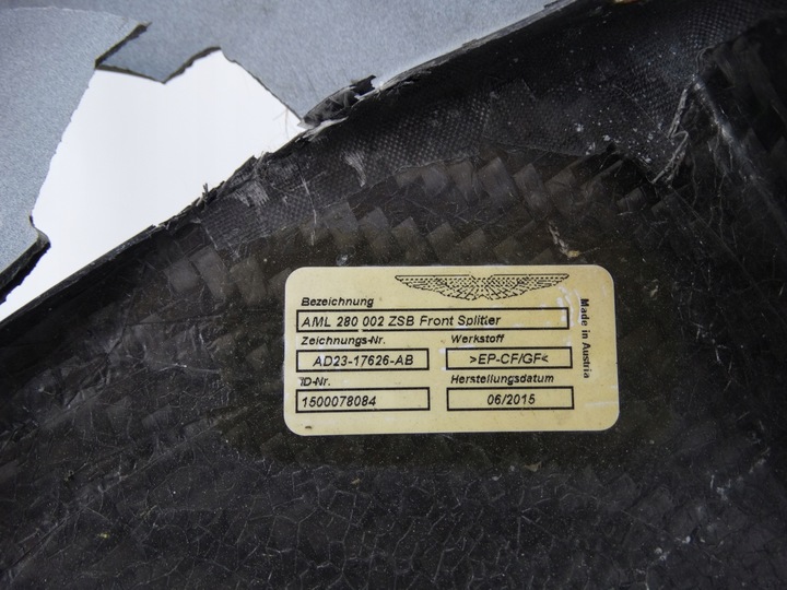 фото №15, Aston martin v12 vantage бампер переднее спойлер карбон ad23-17d257