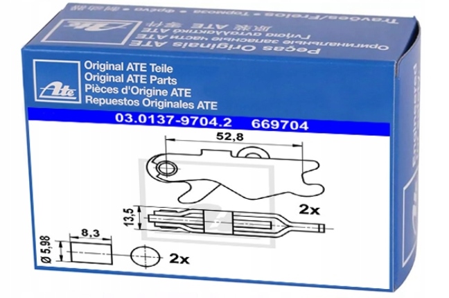 фото №1, Ремкомплект тормоза do mercedes vito mixto 110 111