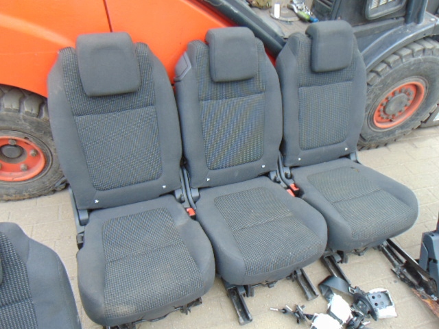 фото №6, Сиденья диван зад ремни 2 3 второй третий ряд комплект peugeot 5008 i