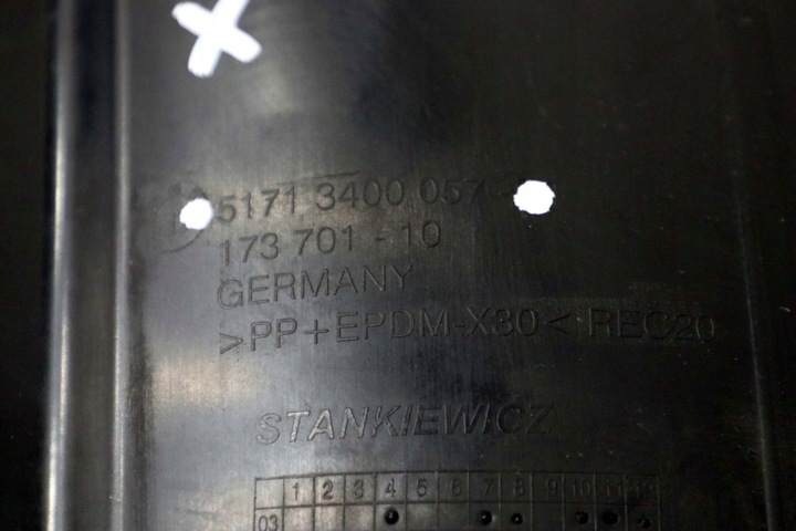 фото №10, Bmw e83 x3 подкрылок левый зад защита левая задняя