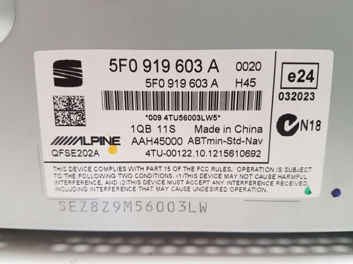 фото №6, Seat leon iii магнітола навігація екран оригінал 5f0919603a