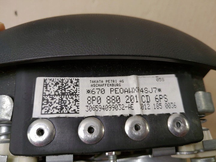 фото №16, Руль + подушка безопасности мультифункция кожа s-line audi a3 8p рестайлинг годы 08-12