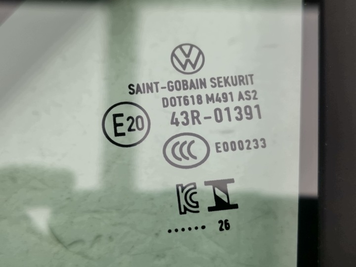 фото №6, Стекло боковая кузовная левая vw tiguan iii 571845113 новый оригинальная запчасть