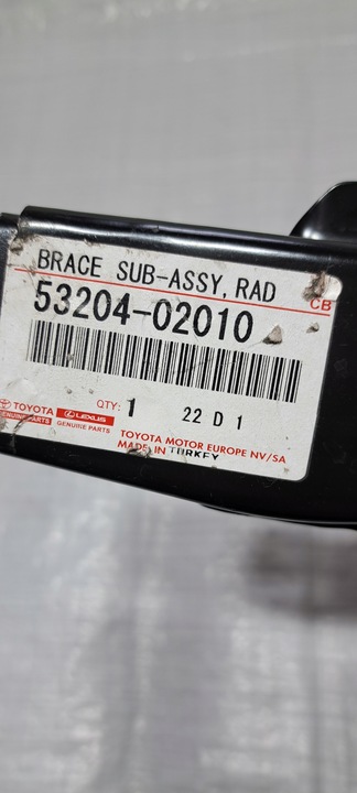 фото №8, Toyota avensis t27 кронштейн ремня передней левый 53204-02010