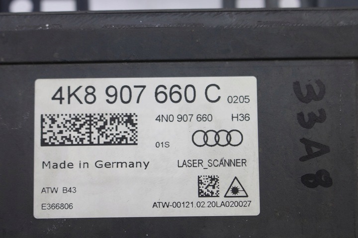 фото №9, Audi a8 датчик радар acc 4k8907660c 4n0907561g 4n0907639e 4n d5 дистронік 4