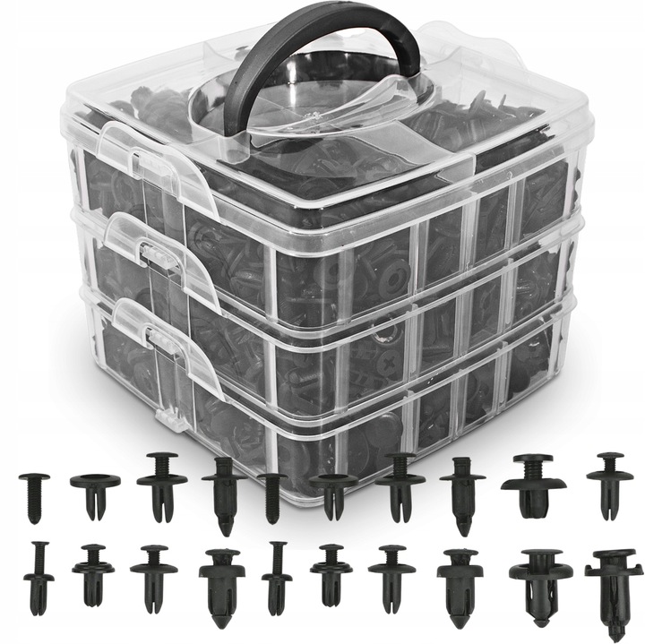 фото №13, Клипсы клипсы клипсы do автомобиль обивка автомобильные 620szt набор клипсы kołk