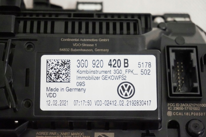 фото №10, Спидометр виртуальный lcd vw arteon 3h fl 3g0920420b