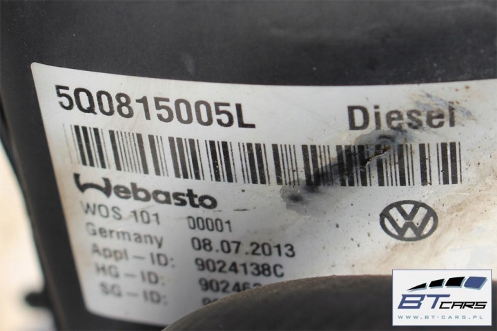 фото №8, Vw golf 7 audi a3 обігрів вебасто 5q0815005l 5q0963513 5q0 815 005 l 5q0