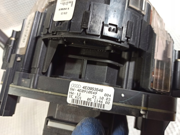 фото №10, Audi a8 d3 набор acc активный круиз-контроль радар спидометр подрулевые рычаги 4e0907561f